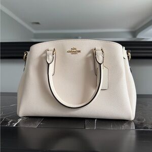 Coach White Leather Handbag